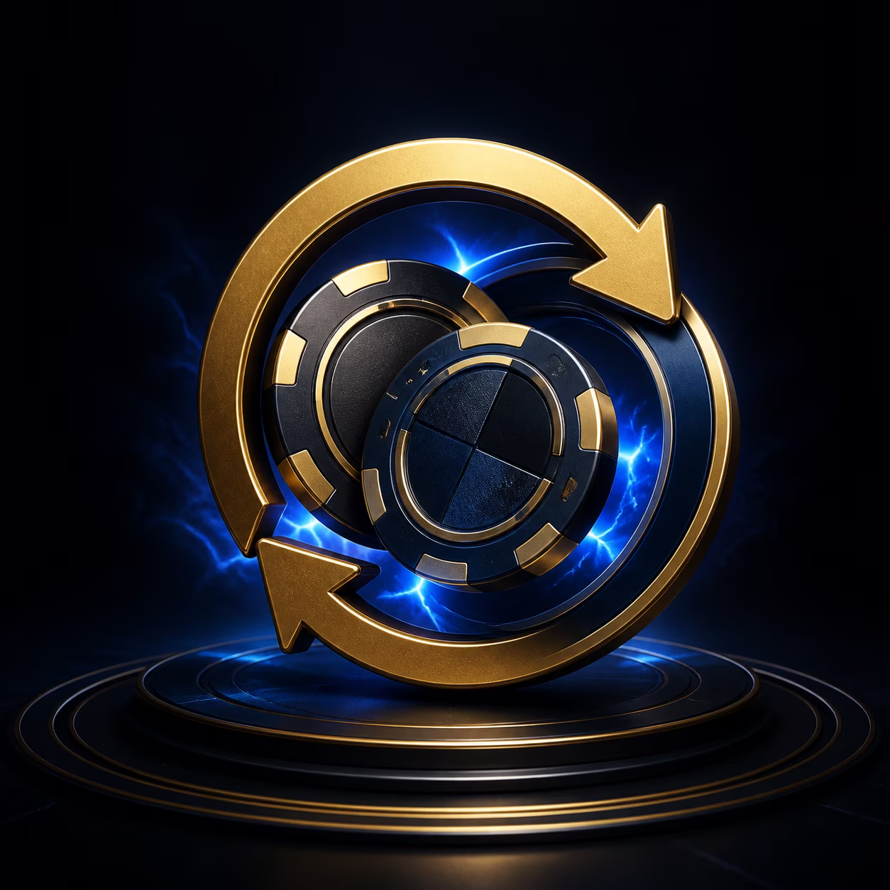 Refresh tokens and circular arrow for promo activation checks.